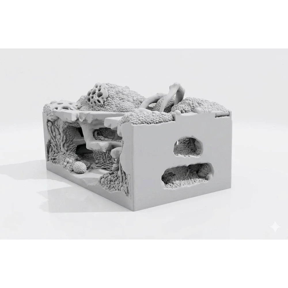 Catacomb Caves - Bone Themed Aquarium Burrow viewing Cave